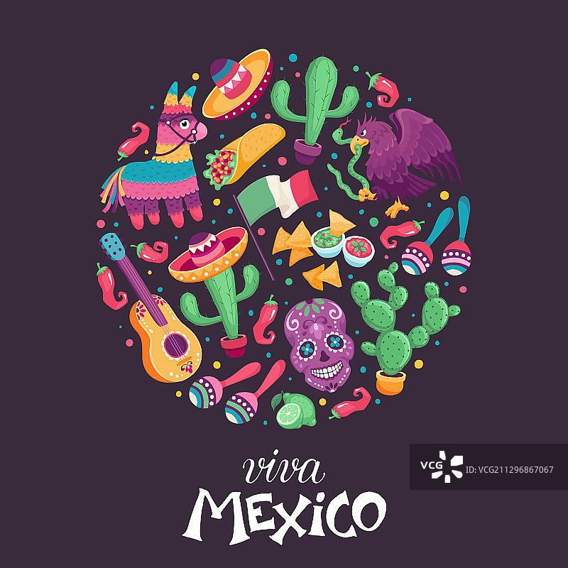 墨西哥万岁海报图片素材