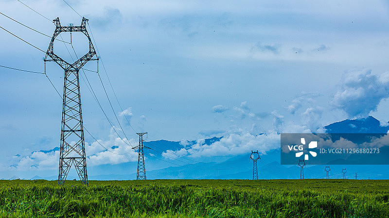 青海门源风光图片素材