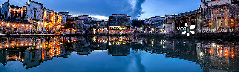 宏村月沼图片素材