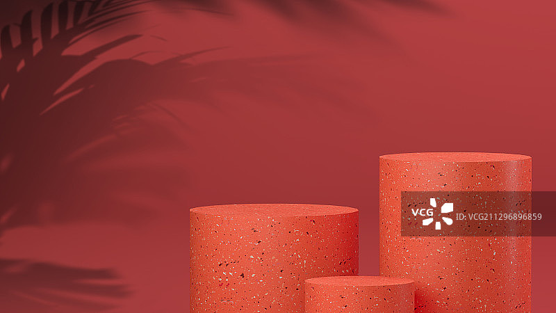 3D几何展台电商模型背景图片素材