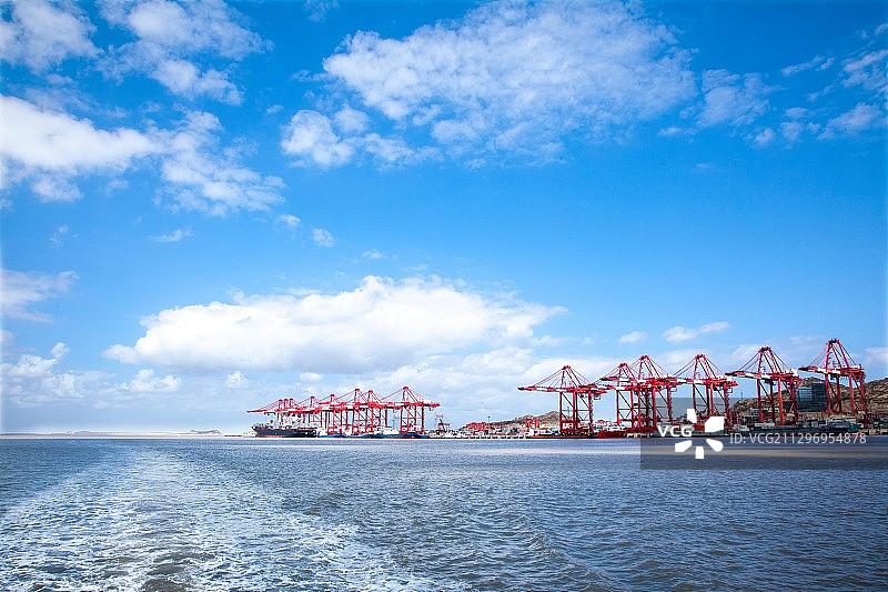 洋山深水港图片素材