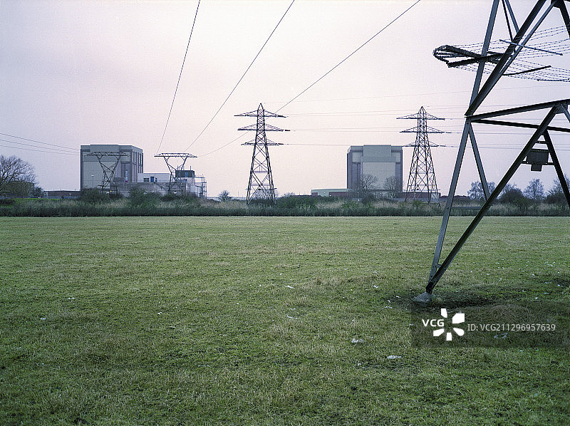 退役核电站退役拆除中图片素材
