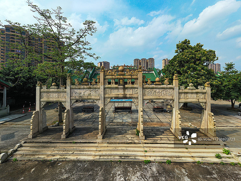 包公祠牌坊+广东省肇庆市端州区包公祠图片素材