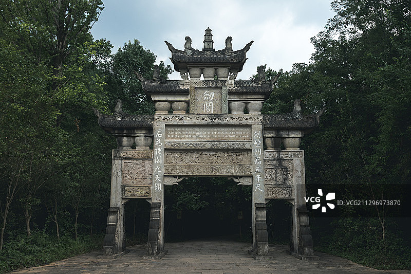 剑门关风光图片素材