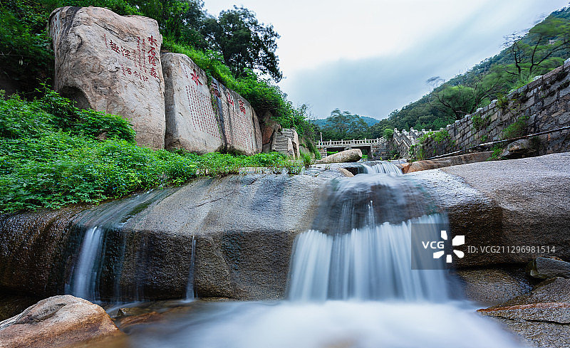 泰山经石峪图片素材