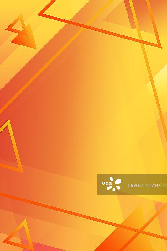 黄色红色渐变几何背景图片素材