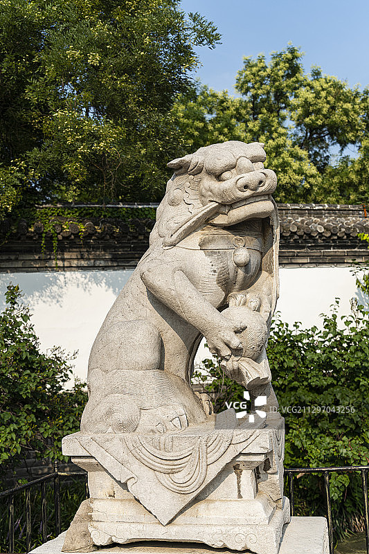 山东省曲阜孔府古建筑景观图片素材