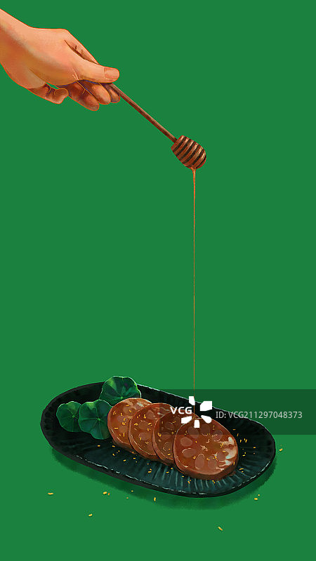 糯米藕图片素材