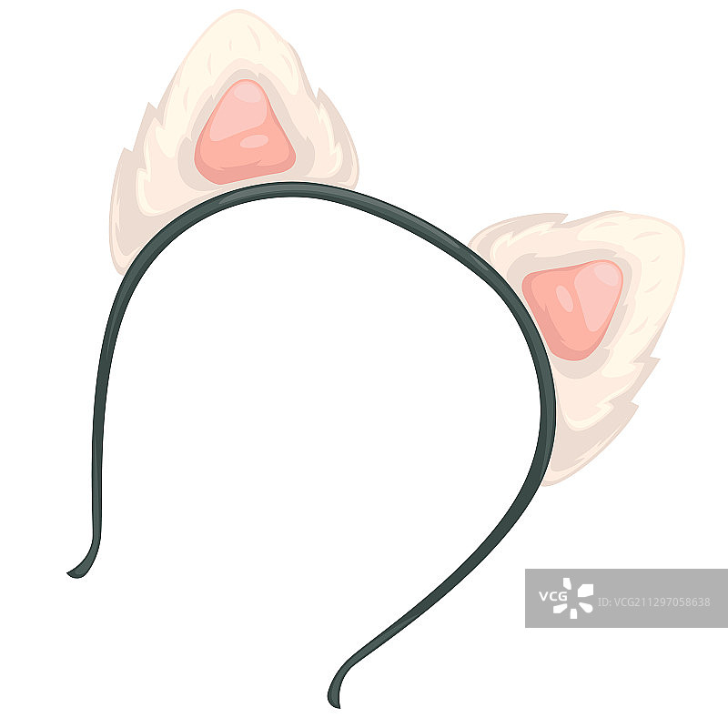 带猫耳朵的发带发饰图片素材