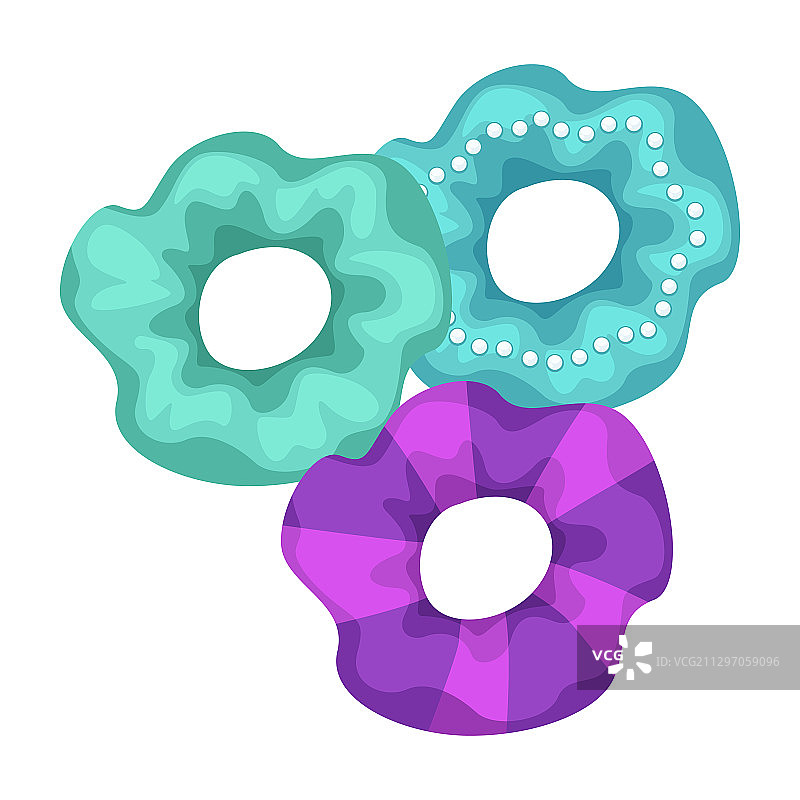 女士发饰用弹性发圈图片素材