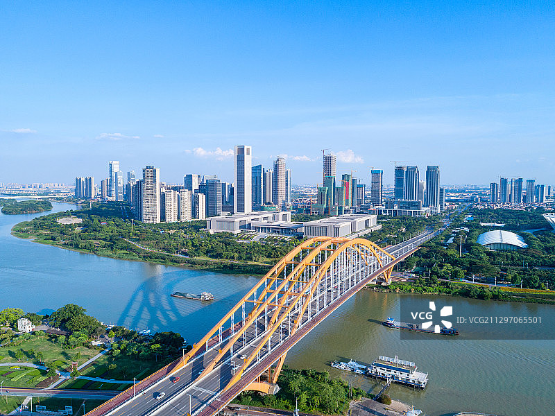 佛山市东平河东平新城东平大桥图片素材