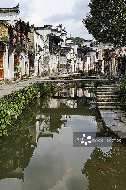 江西 婺源 李坑 古镇图片素材