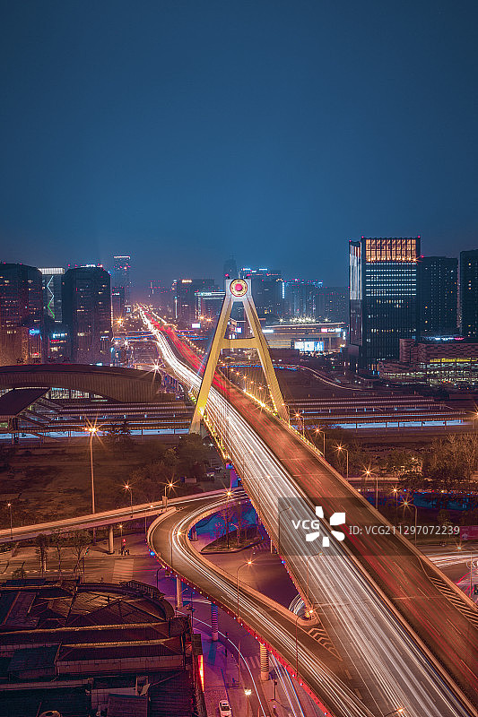 成都天府立交图片素材