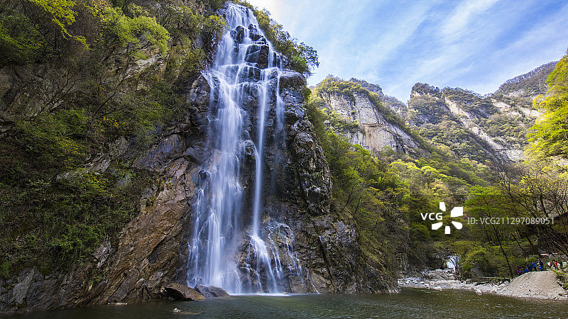 秦岭太白山春景图片素材