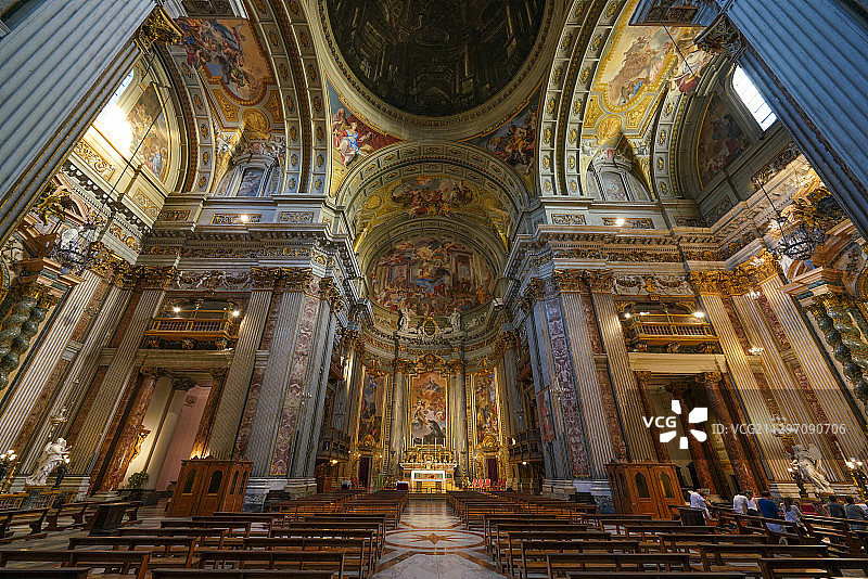 意大利罗马圣依纳爵教堂St.Ignazio图片素材