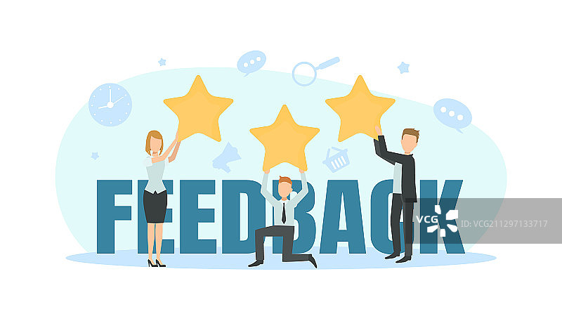 小人评估产品或服务客户图片素材