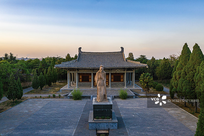 巩义杜甫陵园图片素材