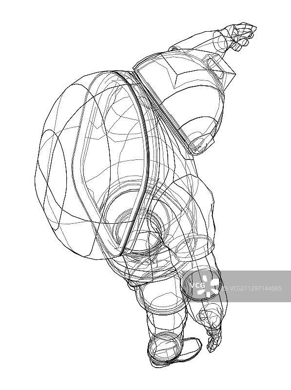 宇航员概念渲染3d图片素材