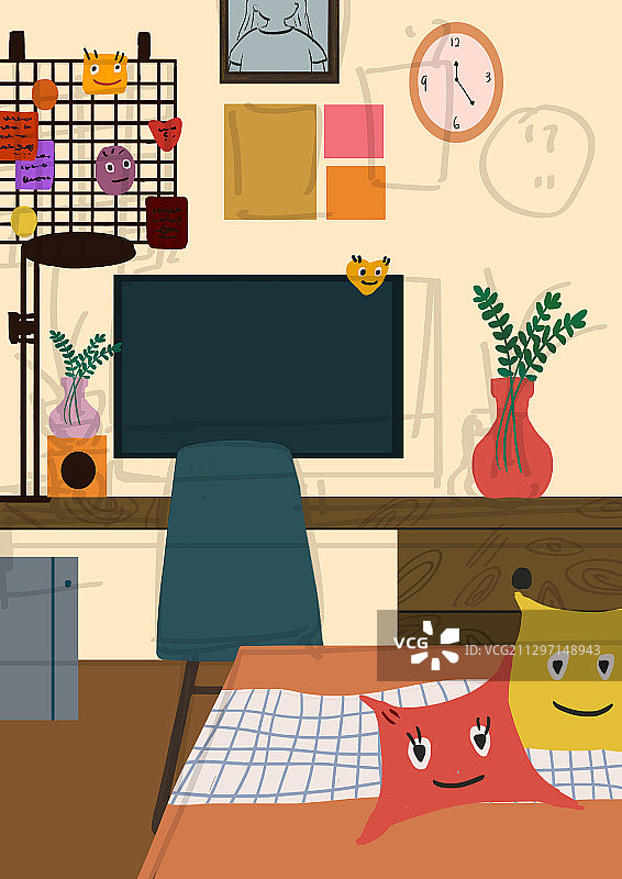 独居生活之三图片素材