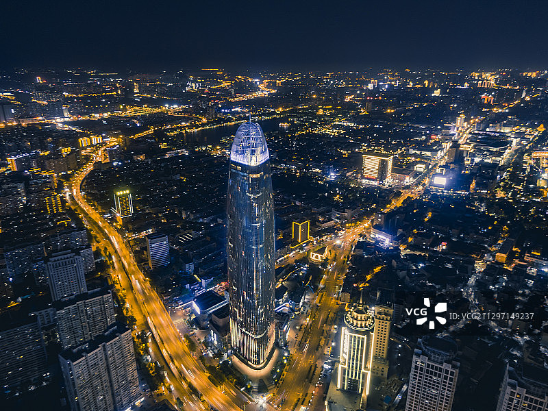 济南绿地中心图片素材