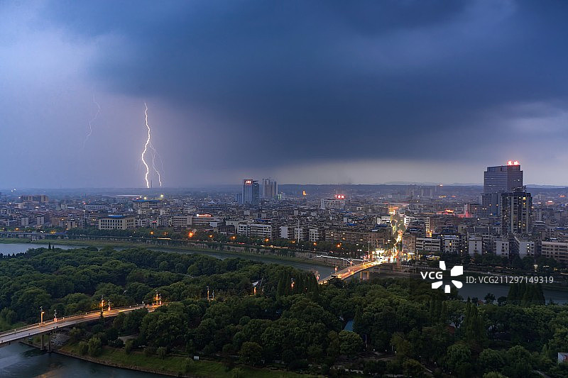 雷照碧洲图片素材