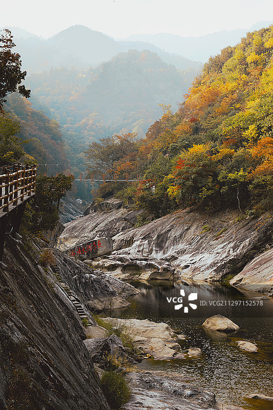 燕子河大峡谷图片素材
