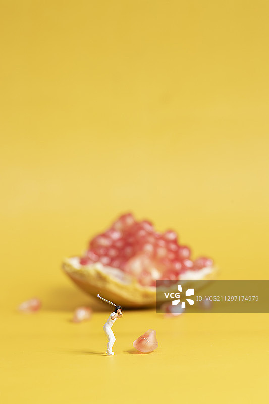 Pomegranate golf图片素材