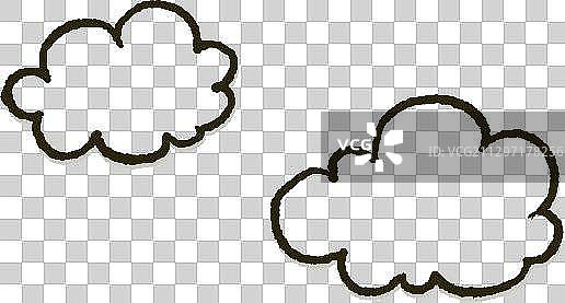 手绘云图片素材