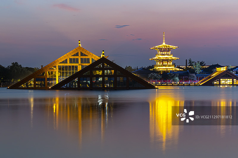 上海广富林遗址风光图片素材