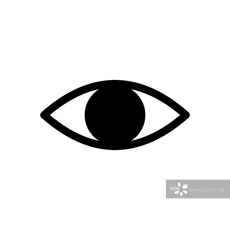 眼睛图标，视觉图标图片素材