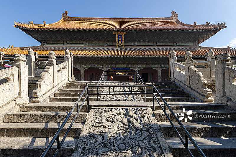 山东省曲阜孔庙古建筑景观图片素材