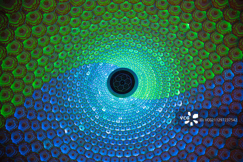 无锡灵山梵宫顶，激光图案图片素材