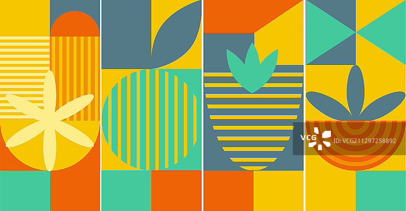 几何之美-饮料包装图片素材