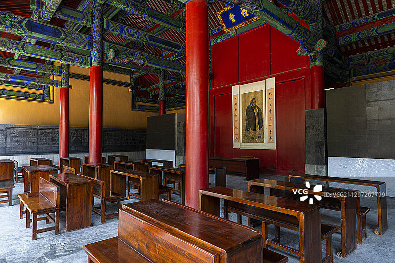 山东省曲阜孔庙古建筑景观图片素材