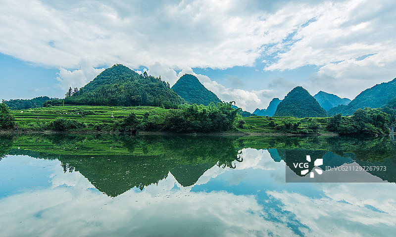 贵州山清水秀图片素材