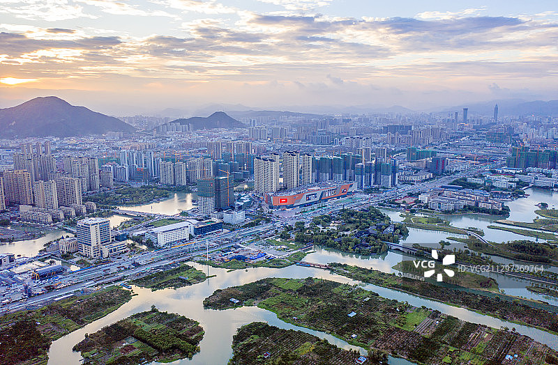 温州城市风光图片素材