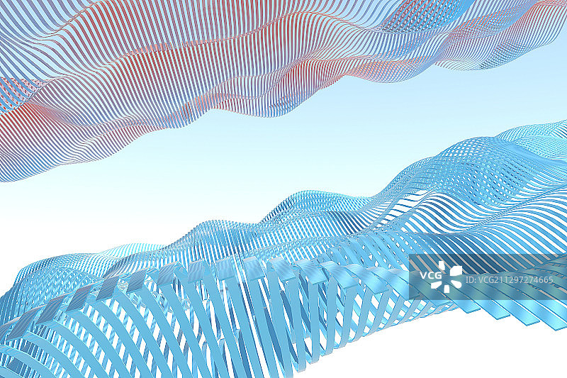 3D抽象线条空间背景图片素材