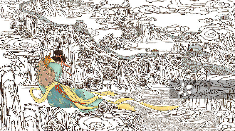 长城故事图片素材