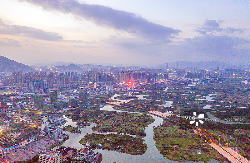 温州城市风光图片素材