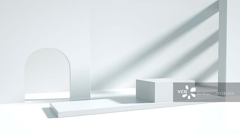 3D模拟场景产品展台图片素材