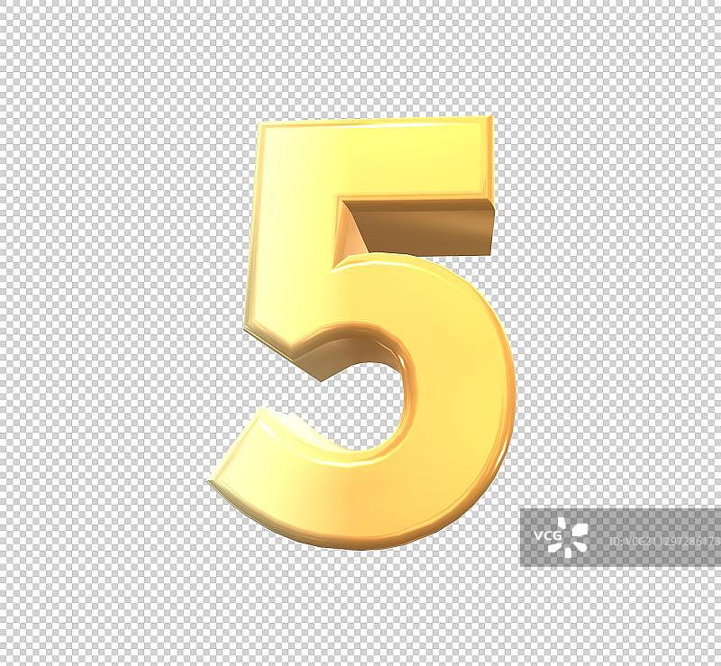 数字5图片素材