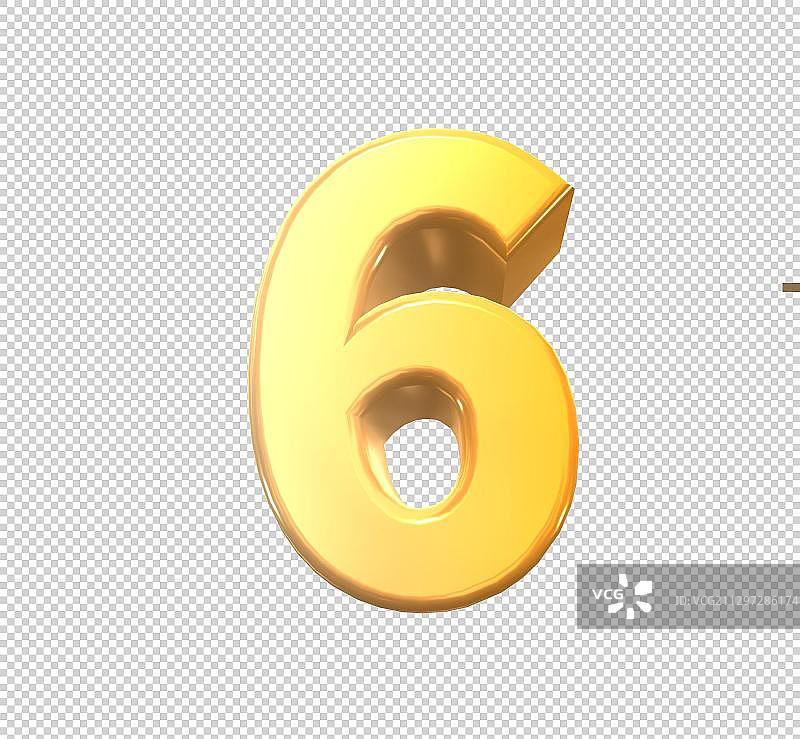 数字6图片素材
