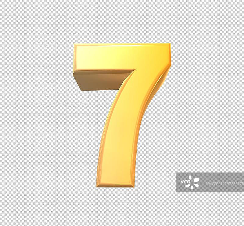 数字7图片素材