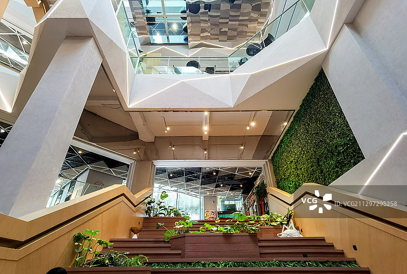 中庭空间室内设计图片素材