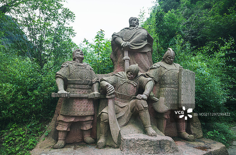 剑门关风光图片素材