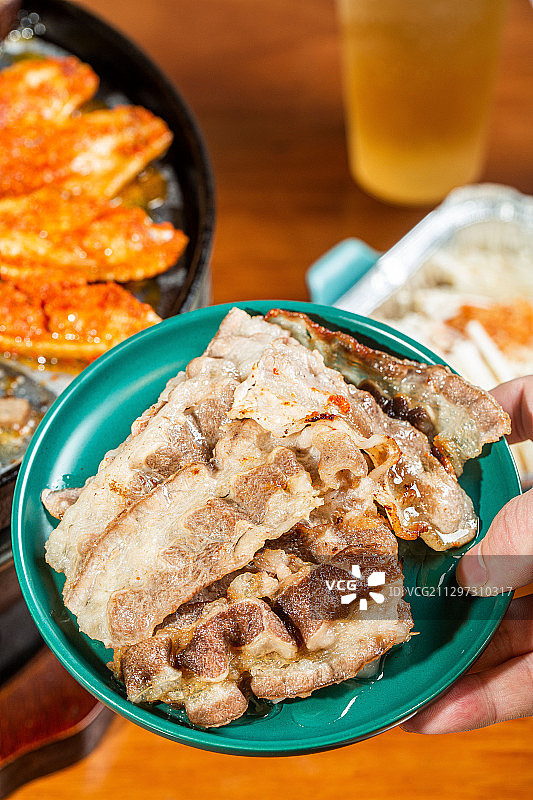 韩式碳烤肉图片素材