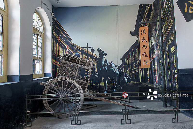 山西省晋中市祁县乔家大院票号房图片素材