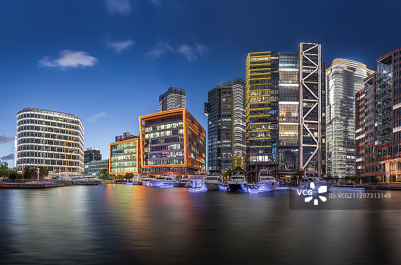 上海北外滩游艇港图片素材