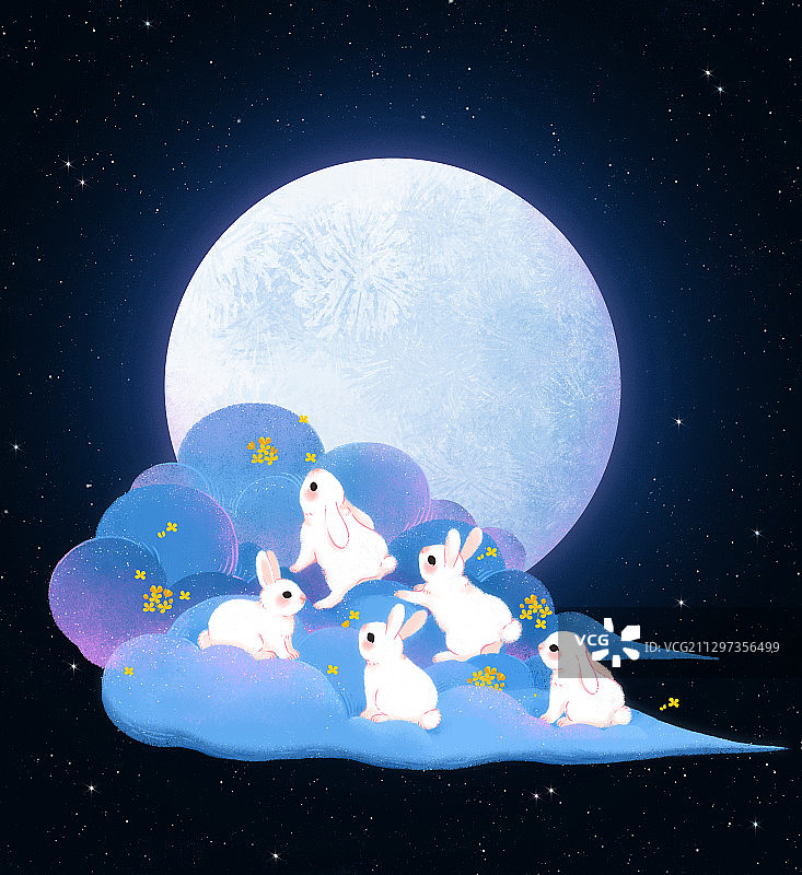 中秋玉兔图片素材