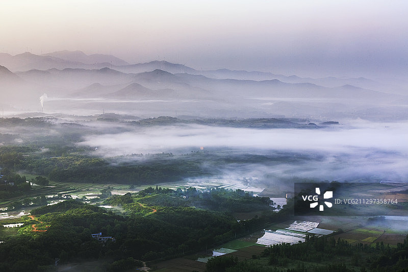 湖北大悟风光图片素材